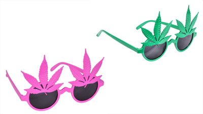 

Atpata Funky Weed GR PK (Goggles) Party Mask(Multicolor, Pack of 2)