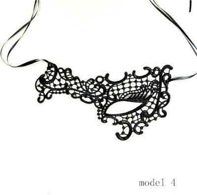 

Bs Spy Lady Lace Cut Eye Party Mask(Black, Pack of 1)