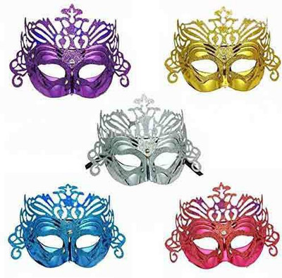

Toygully Multicolor Party Party Mask(Multicolor, Pack of 5)