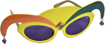 

Atpata Funky Joker (Goggle) Party Mask(Yellow, Pack of 1)