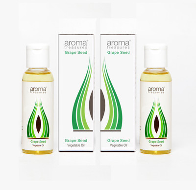 Aroma Treasures Grape Seed Oil 50ml (Pack Of 2)(100 ml)