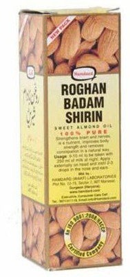 Hamdard Roghan Badam Shirin With Unani Remedies Arq Gulab 15ml(100 ml)