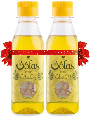 

The Solas Pure Olive Oil - 250ml (Pack of 2)(500 ml)