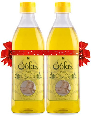 

The Solas Pure Olive Oil - 500ml (Pack of 2)(1 L)