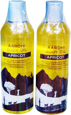 Aarohi Apricot Pure & Aromatic Body Oil For Supple Skin That Glows(400 ml)