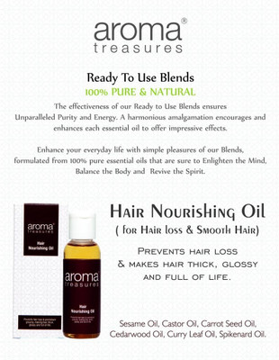 

Aroma Treasures Hair Nourishing Oil(50 ml)