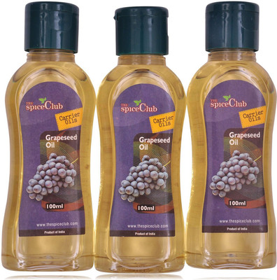 The Spice Club Grapeseed Oil - (Pack of 3)(300 ml)