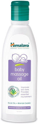 HIMALAYA Baby Massage Oil 200 ml x Pack of 4(200 ml)