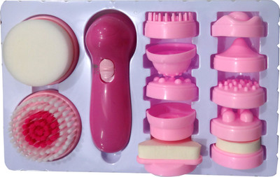 Cnaier AE-8781 12 In 1 Face Beauty Device Multi-Function Massager(Pink)