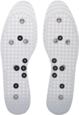 ACM 5465465 Acupressure Shoe Sole For Stress And Pain Relief Massager(White)