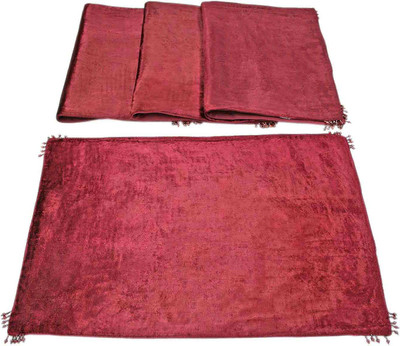 

Sriam Rayon Prayer Mat(Red