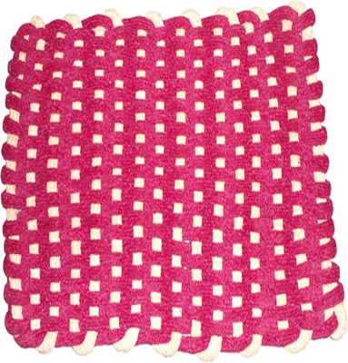 

Shree Balaji Home Cotton Door Mat(Pink