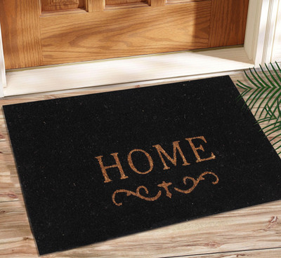 

Saral Home Coir Door Mat Outdoor Heavy duty Coir Mat 40X60 Cm -1Pc(Black