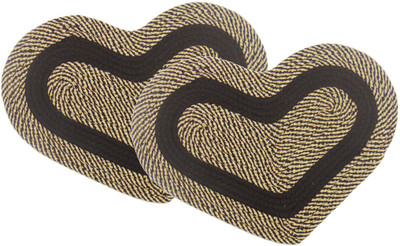 Furnishing Zone Cotton Door Mat(Brown, Medium)