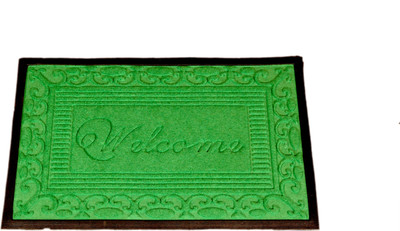

Ritika Carpets PVC Door Mat(Green, Medium)