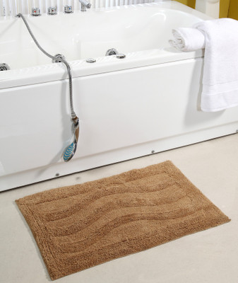 16% OFF on Homefurry Cotton Bathroom Mat(Beige, Large)