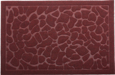 BagitNow Rubber Door Mat(Maroon