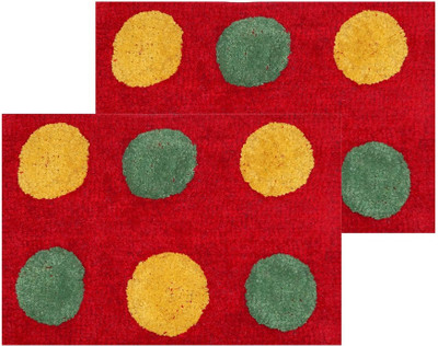 

IWS Cotton Door Mat Bathmat(Multicolor