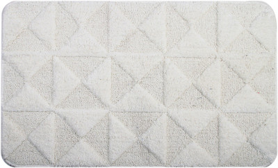 

Saral Home Cotton Bathroom Mat(Ivory, Medium)