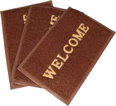 

Ritika Carpets PVC Door Mat(Brown, Medium)
