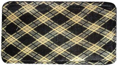 

Amita Home Furnishing Polyester Door Mat(Black, Medium)