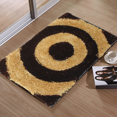 PRESTO Polyester Door Mat(Brown, Medium)