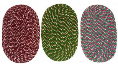 

Handloom Times Cotton Door Mat(Multicolor