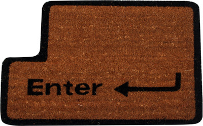 

Saral Home Coir Door Mat(Beige