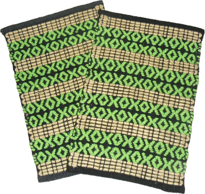 Ritika Carpets Cotton Door Mat(Green, Medium)
