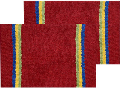 

IWS Cotton Door Mat Bathmat(Multicolor