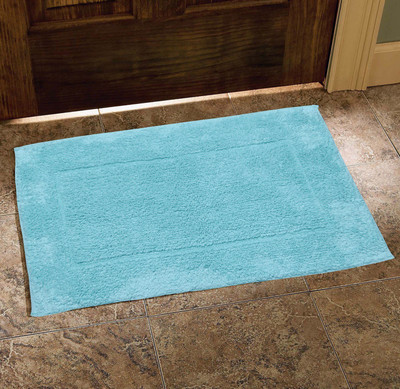 

Avira Home Cotton Bath Mat Elegance Bathmat(Aqua