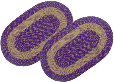 

Furnishing Zone Cotton Door Mat(Purple, Medium)