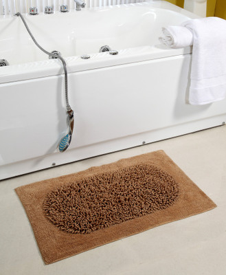 

Homefurry Cotton Bath Mat Bath Mat(Beige