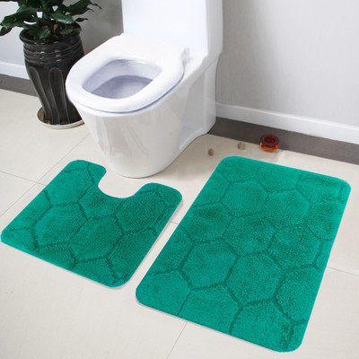 

Lushomes Cotton Bath Mat Cotton (Light Blue