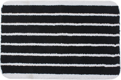 

Saral Home Polyester Bathroom Mat(Black, Medium)