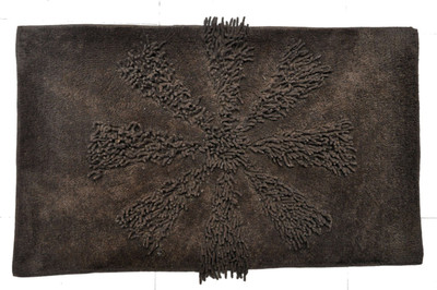 Homefurry Cotton Bath Mat Bath Mat(Brown