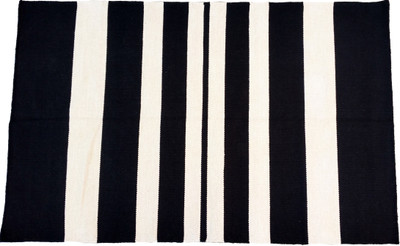 

Amit Carpet Black Cotton Runner(122 cm X 122 cm)