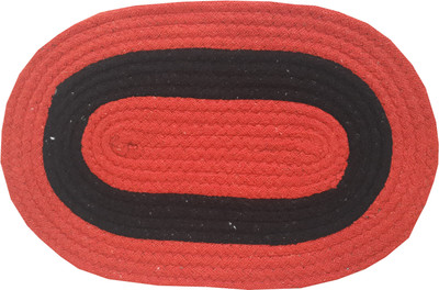 

Welhouse India Cotton Door Mat(Orange