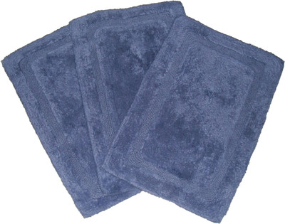 

Ritika Carpets Cotton Door Mat(Blue, Medium)