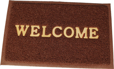 

Ritika Carpets PVC Door Mat(Brown