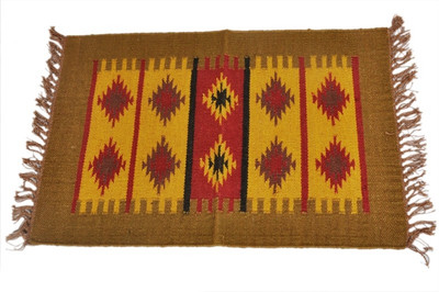 

Poonam Arts Wool, Jute Door Mat(Multicolor