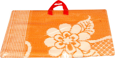 

Ritika Carpets Plastic Chatai Mat(Orange, Medium)