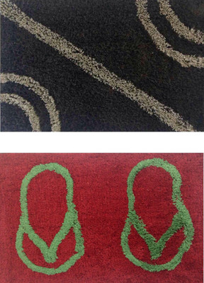 

Red Hot Cotton Door Mat(Multicolor