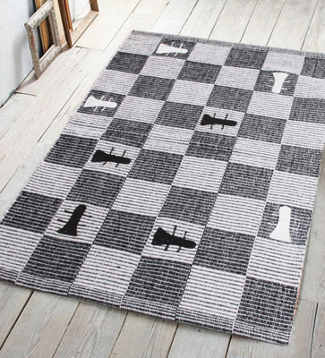 

Saral Home Cotton Door Mat(Multicolor, Large)