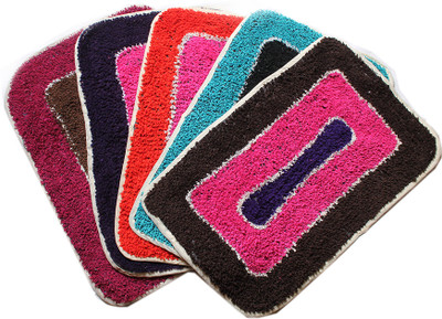 

Christy's Collection Cotton Door Mat(Multicolor