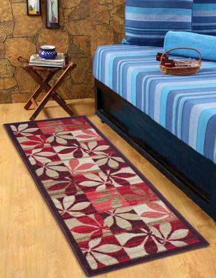 72% OFF on Status Multicolor Nylon Area Rug(55 cm X 137 cm)