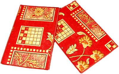

Ritika Carpets Velvet Door Mat(Red, Medium)