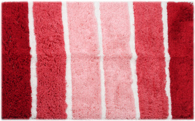 

Saral Home Cotton Bathroom Mat(Red, Large)