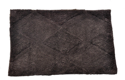 Homefurry Cotton Bath Mat Bath Mat(Brown