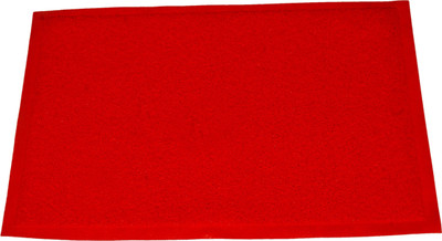 

Ritika Carpets Rubber Door Mat(Red